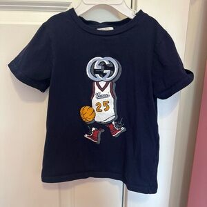 Kids gucci shirt (navy blue)